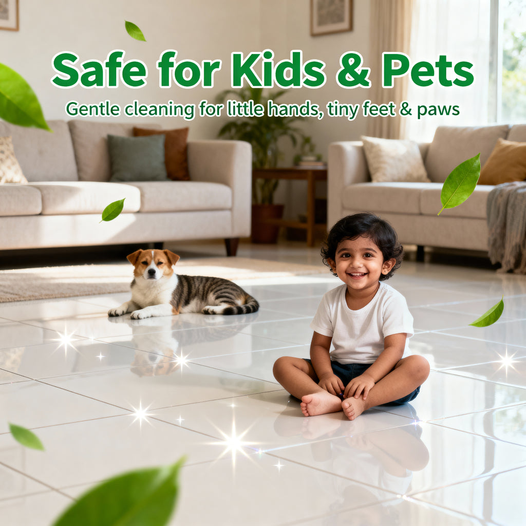 Yellow Floor Cleaner for Germ Protection 5 Ltr