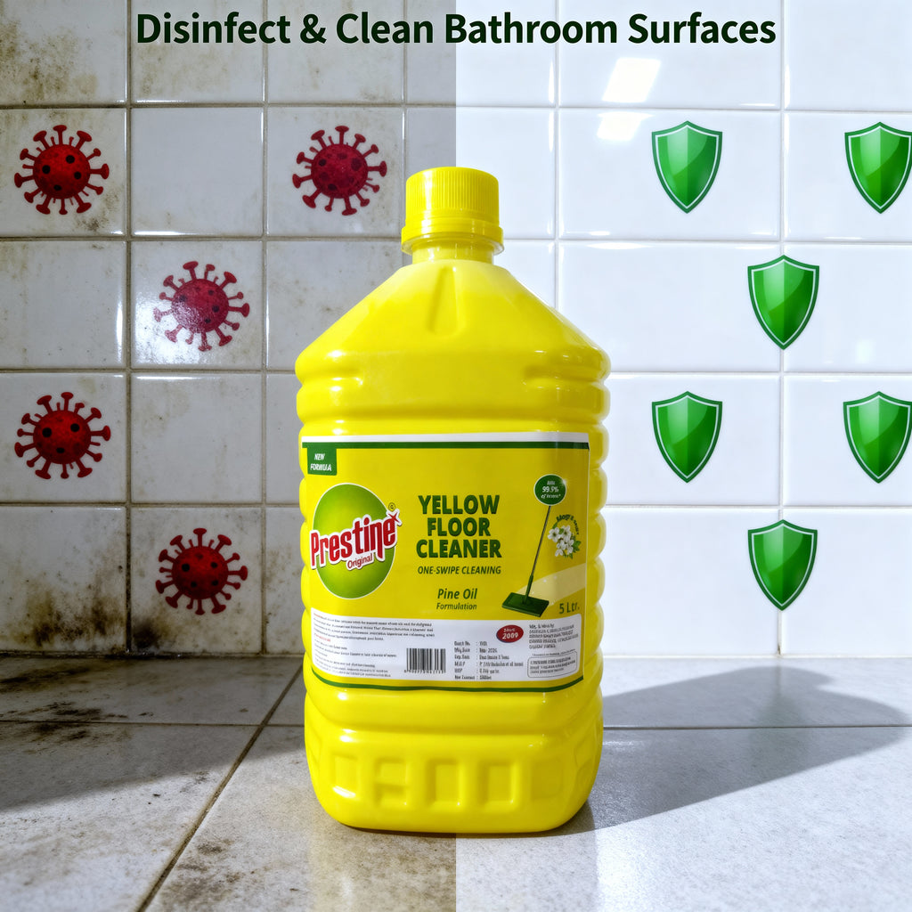 Yellow Floor Cleaner for Germ Protection 5 Ltr
