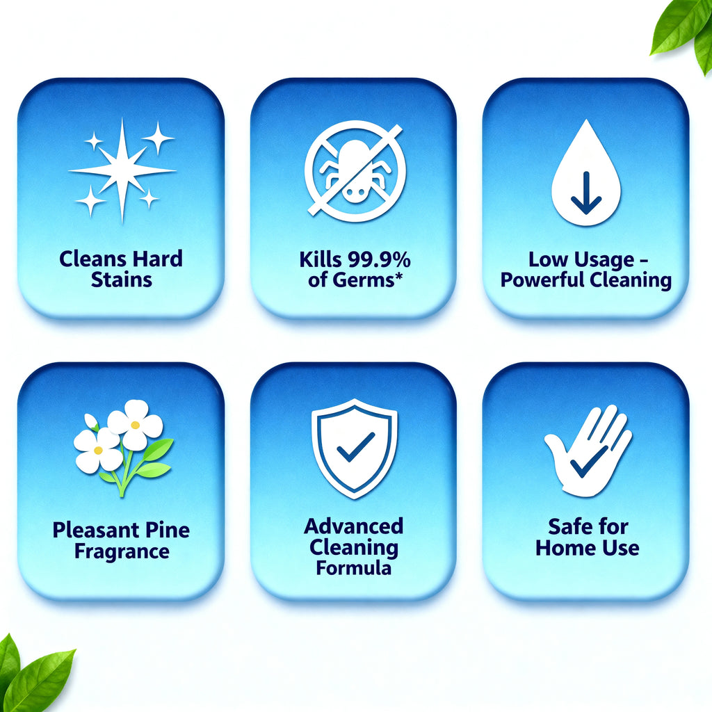 Black Floor Cleaner HD for Germ Protection 5 Ltr