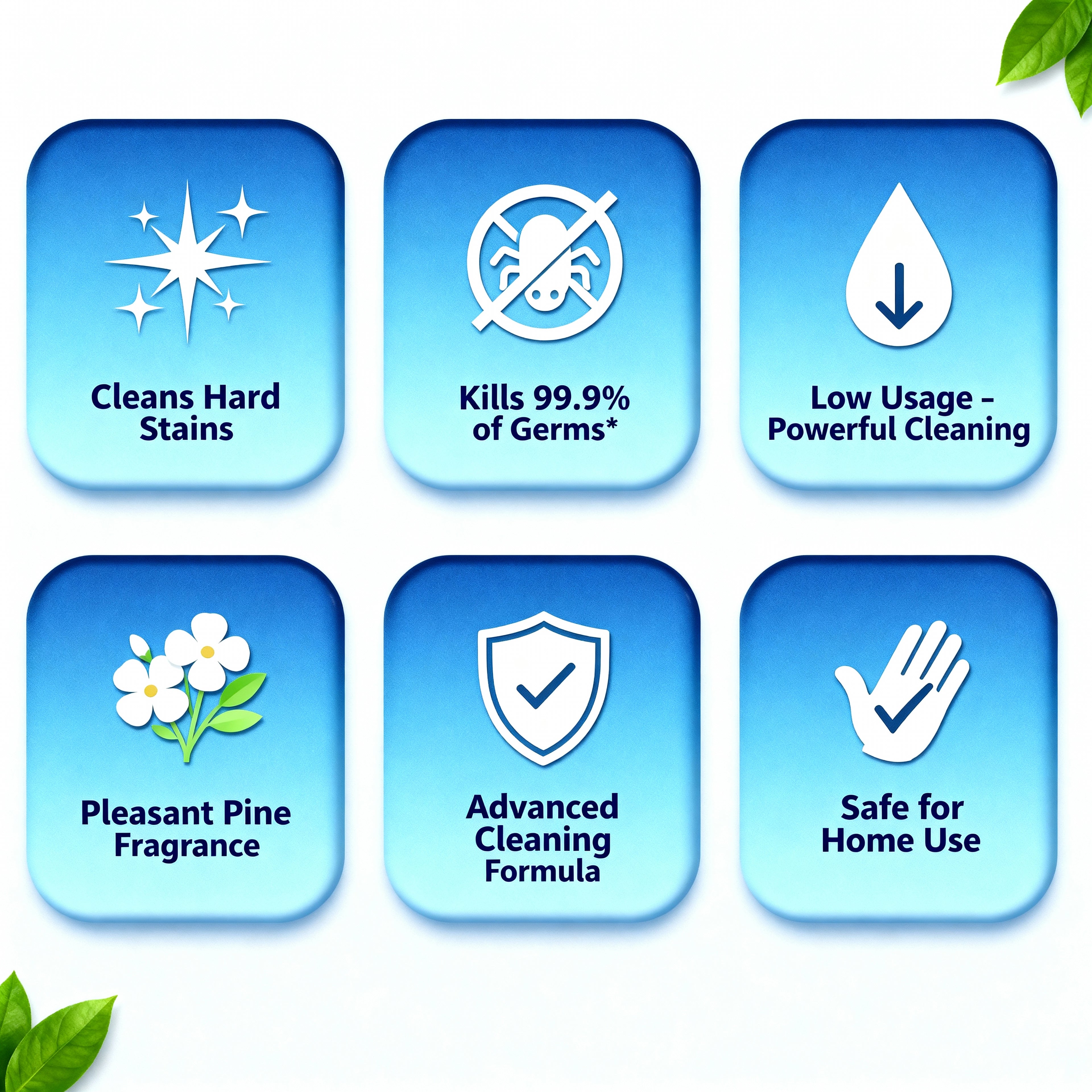 Black Floor Cleaner HD for Germ Protection 5 Ltr