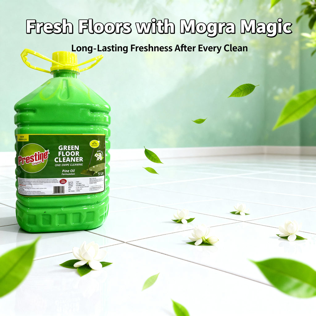 Green Floor Cleaner for Germ Protection 5 Ltr