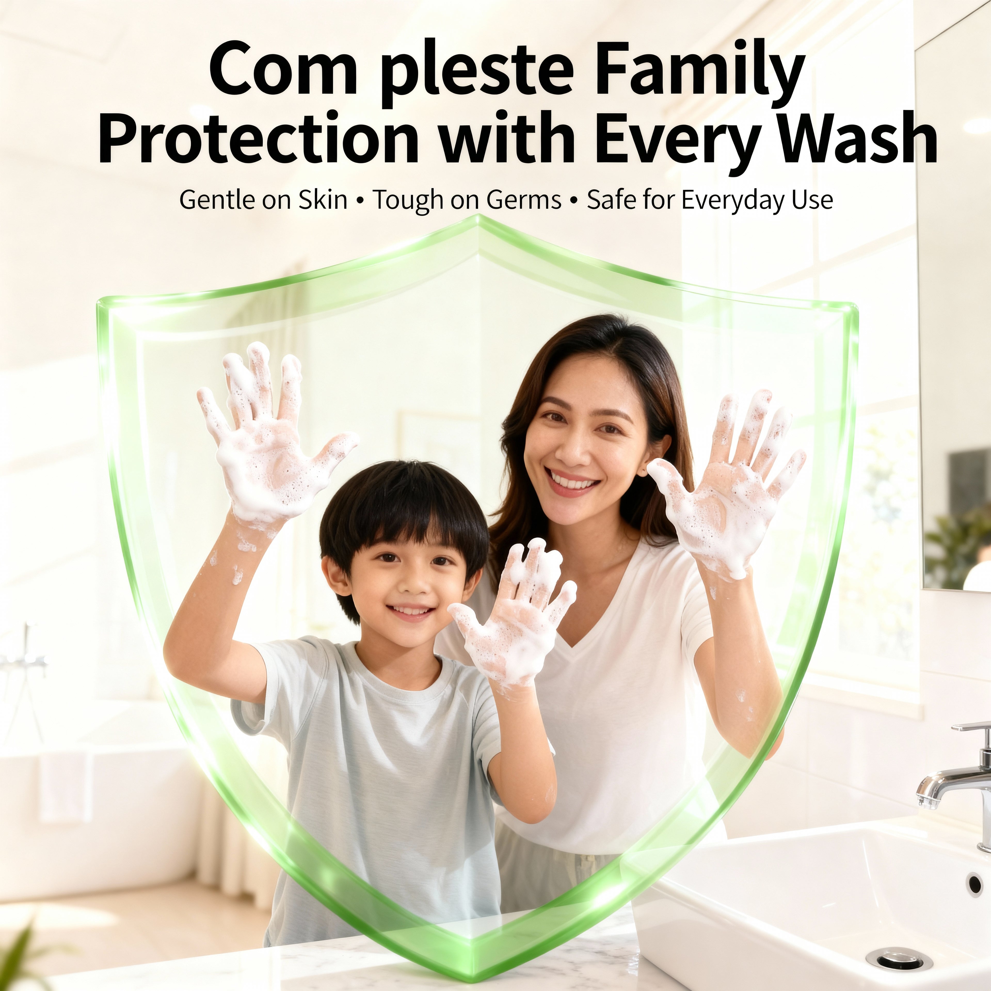 Green Liquid Wash for Germ Protection 5 Ltr