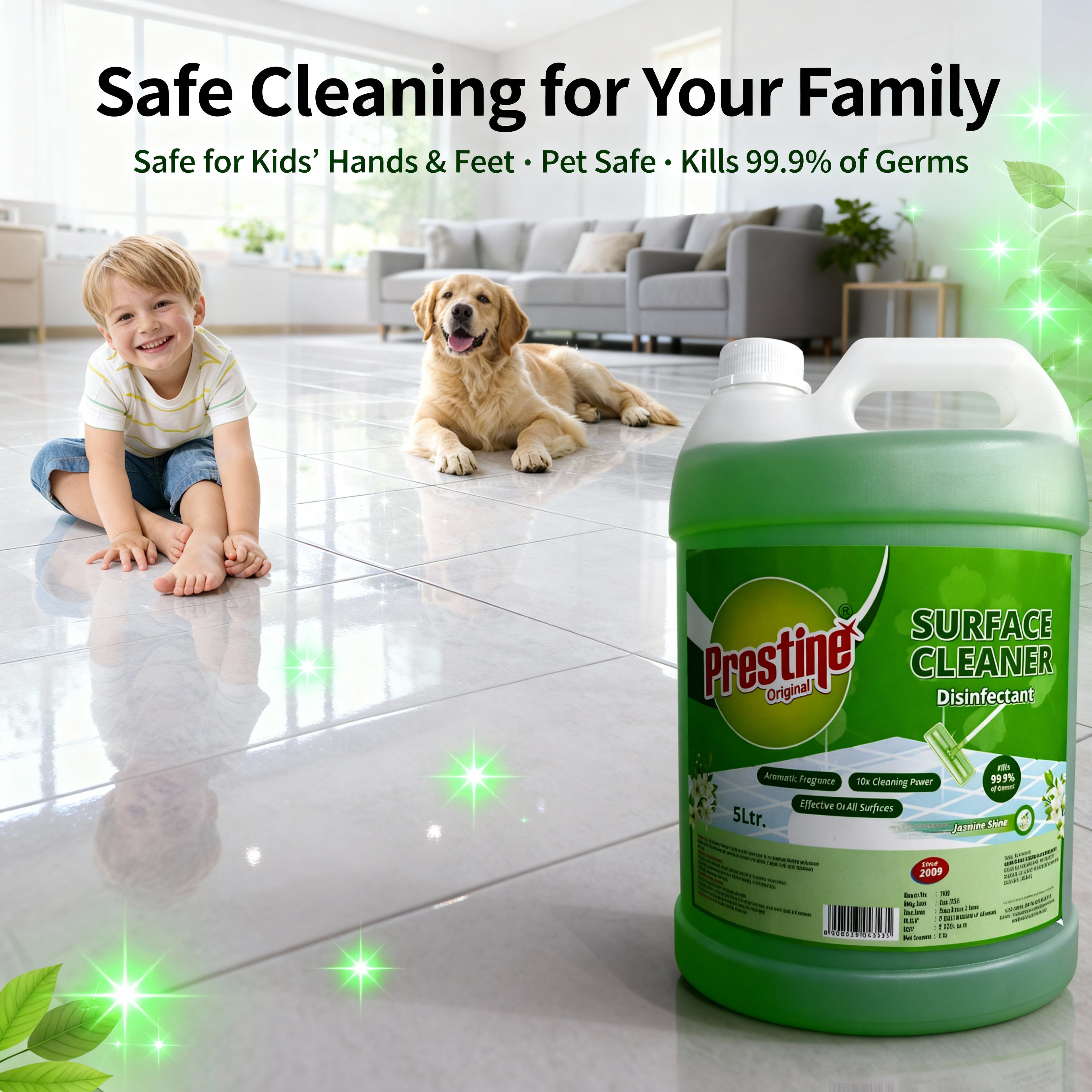 Jasmine Surface Cleaner for Germ Protection 5 Ltr