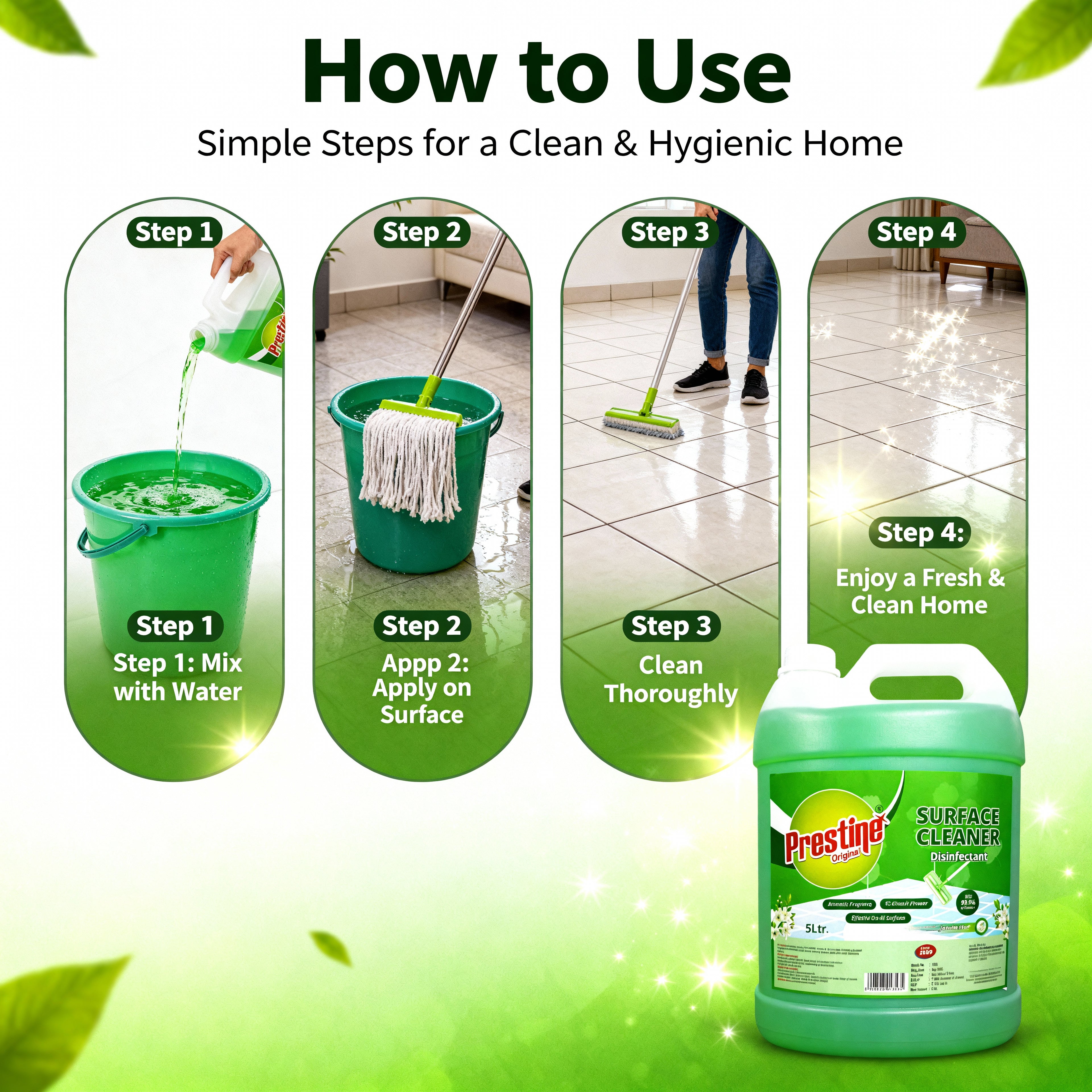 Jasmine Surface Cleaner for Germ Protection 5 Ltr