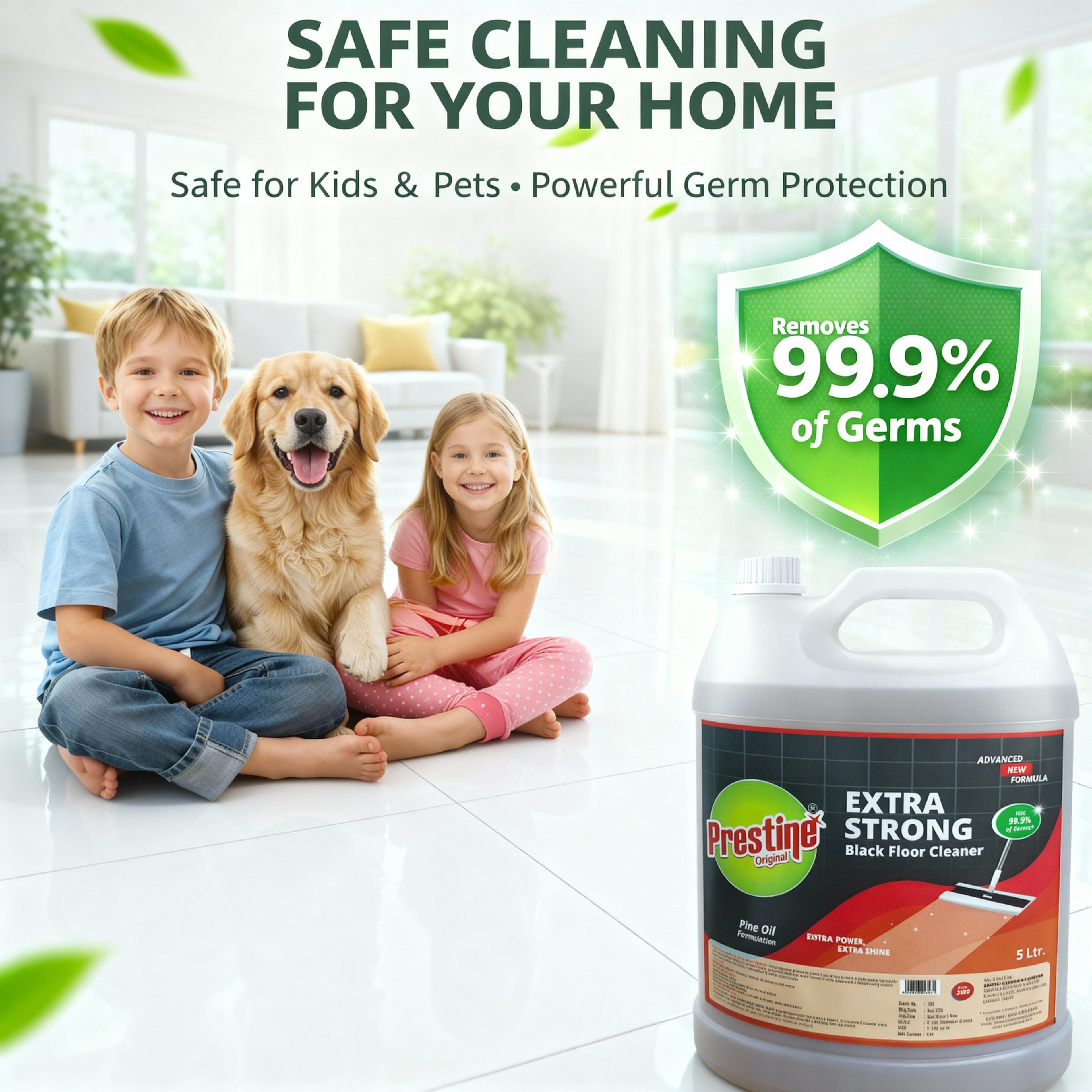 Extra Strong Floor Cleaner for Germ Protection 5 Ltr