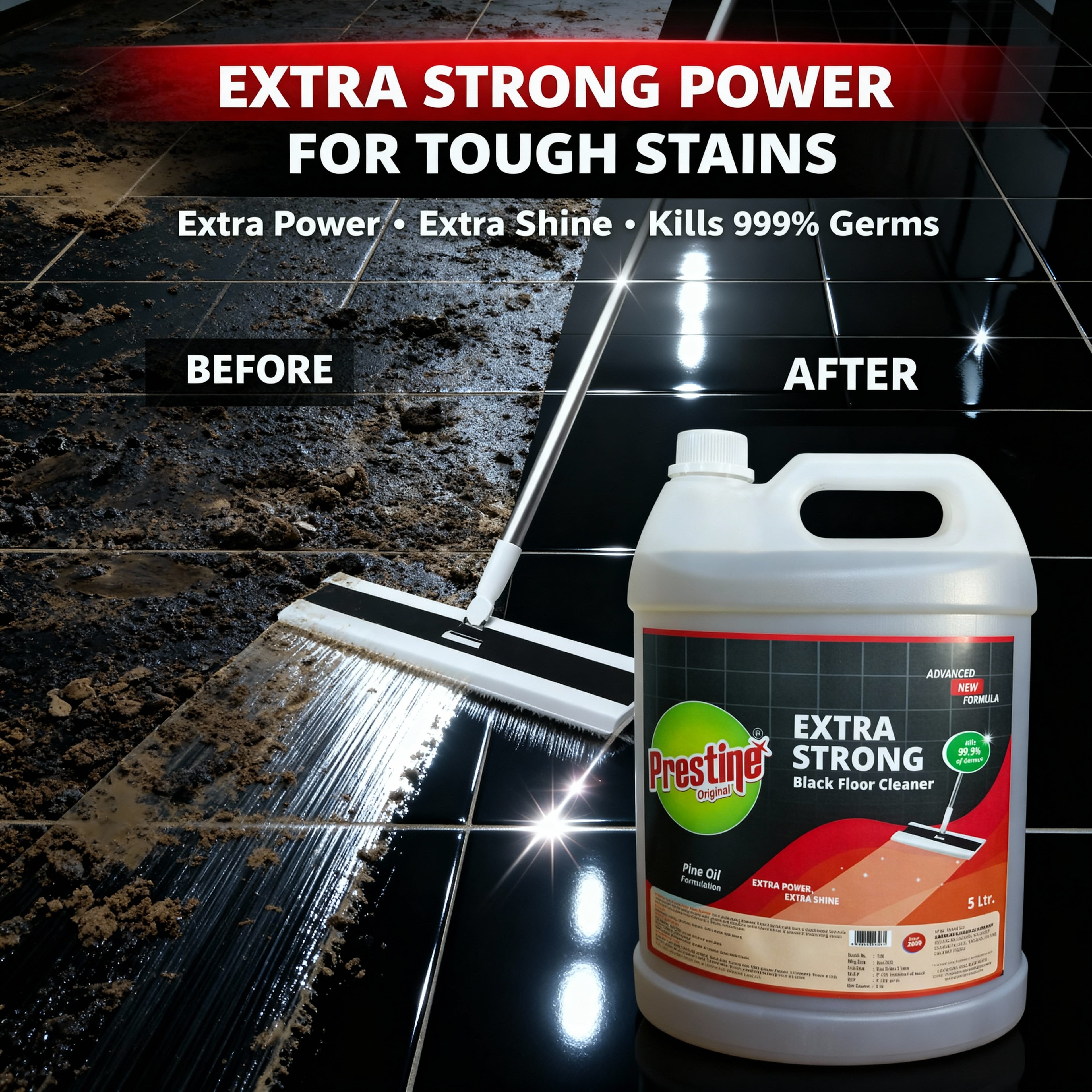 Extra Strong Floor Cleaner for Germ Protection 5 Ltr