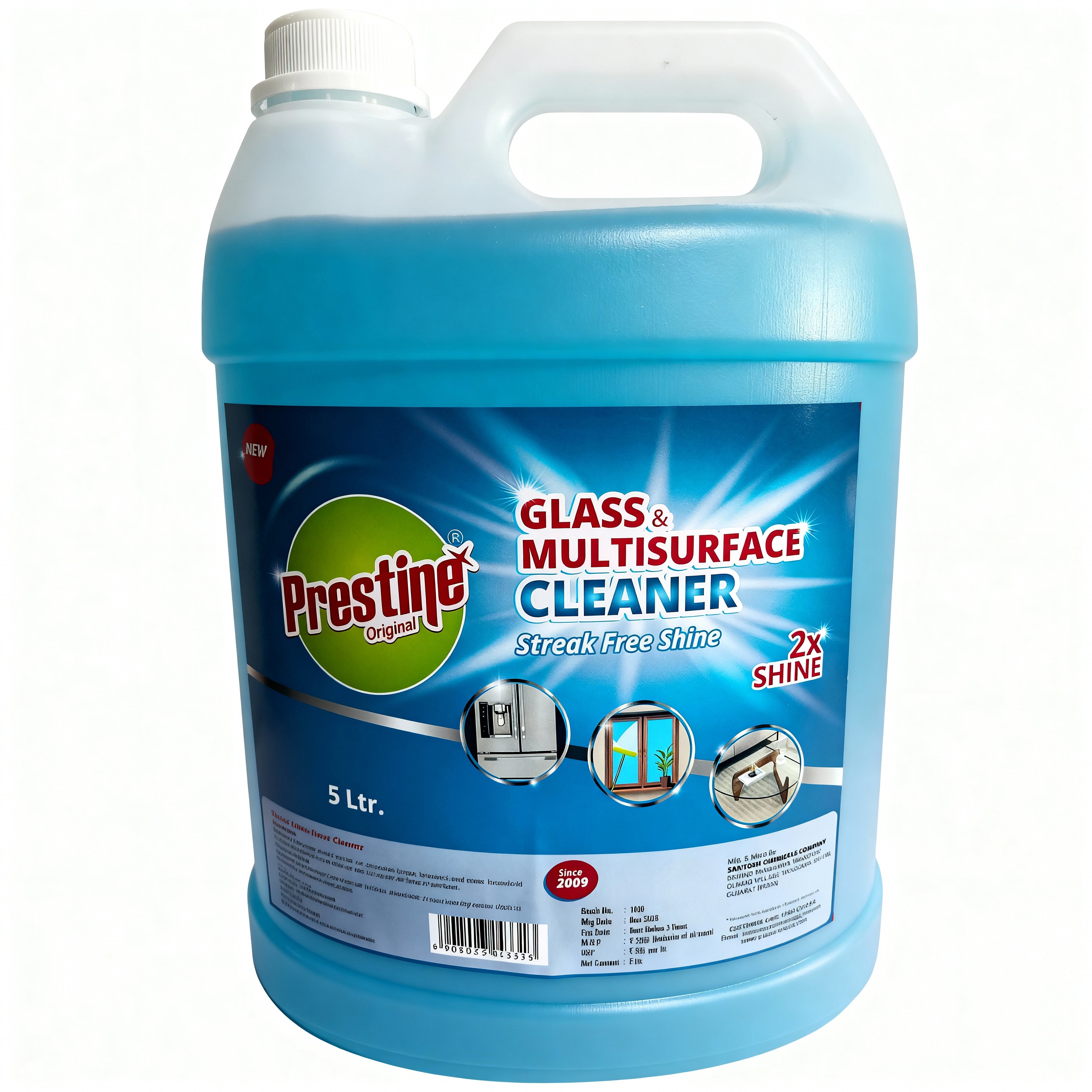 Glass Cleaner HD for Germ Protection 5 Ltr