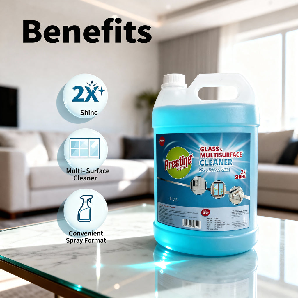 Glass Cleaner HD for Germ Protection 5 Ltr
